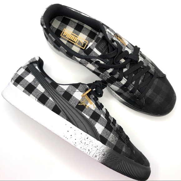puma clyde buffalo plaid